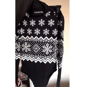 Brand New! Black🖤🤍white Bodysuit (MAKE ME AN OFFER)